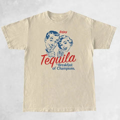 1001 Enjoy Tequila Retro Graphic Tee