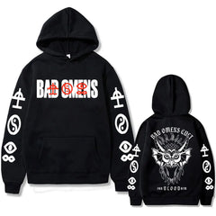 Bad Omens Gothic Graphic Hoodie Men's Oversized