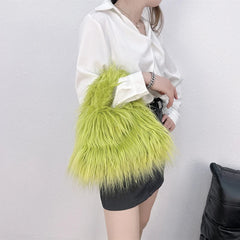 Let's Go Out Fur Bag