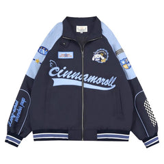 Jacket Oversize Sweatshirt  Japanese Fashion Bomber Jacket Women