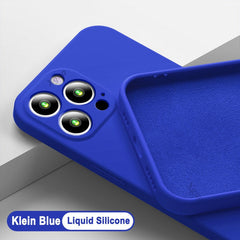 Liquid Silicone Soft Case for IPhone Full Lens Protection Cover
