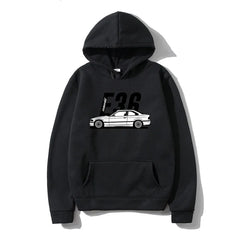 2024 New Style Men's Sports Car E36 Printed Hoodie 90s Style Retro Tops