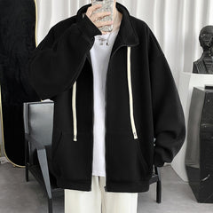Hoodies for Men Streetwear Hooded Solid Color Loose Top