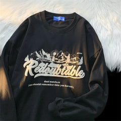 Autumn INS Vibes Stylish Round Neck Sweater for Women American Retro Edition