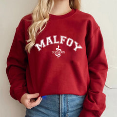 Malfoy Sweatshirt Sweatshirts Crewneck for Women