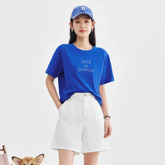 Loose & Comfy O-Neck Top Women Tee