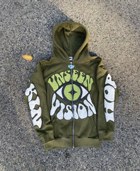 Women's Zip Up Casual Hoodies Autumn WInter