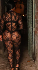 Lacey Mesh  Jumpsuit