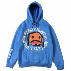 Printing Casual Hoodie Blue Hooded Cpfm Xyz Pullovers