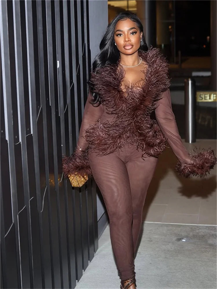 Charisma Fluff Pants Set