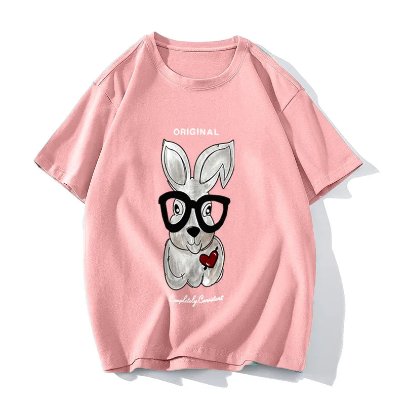 2024 Cool Rabbit Printed Loose Casual