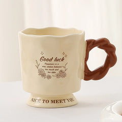 Creative Wine Feet Cup Milk Fufu Niche Design Home Office Ceramic