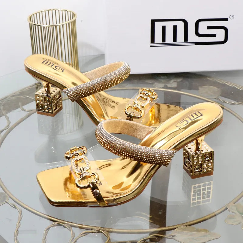 Let's Roll The Dice High Heel Sandals