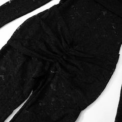 Take Me To Dinner Lace Long Sleeve Jumpsuit