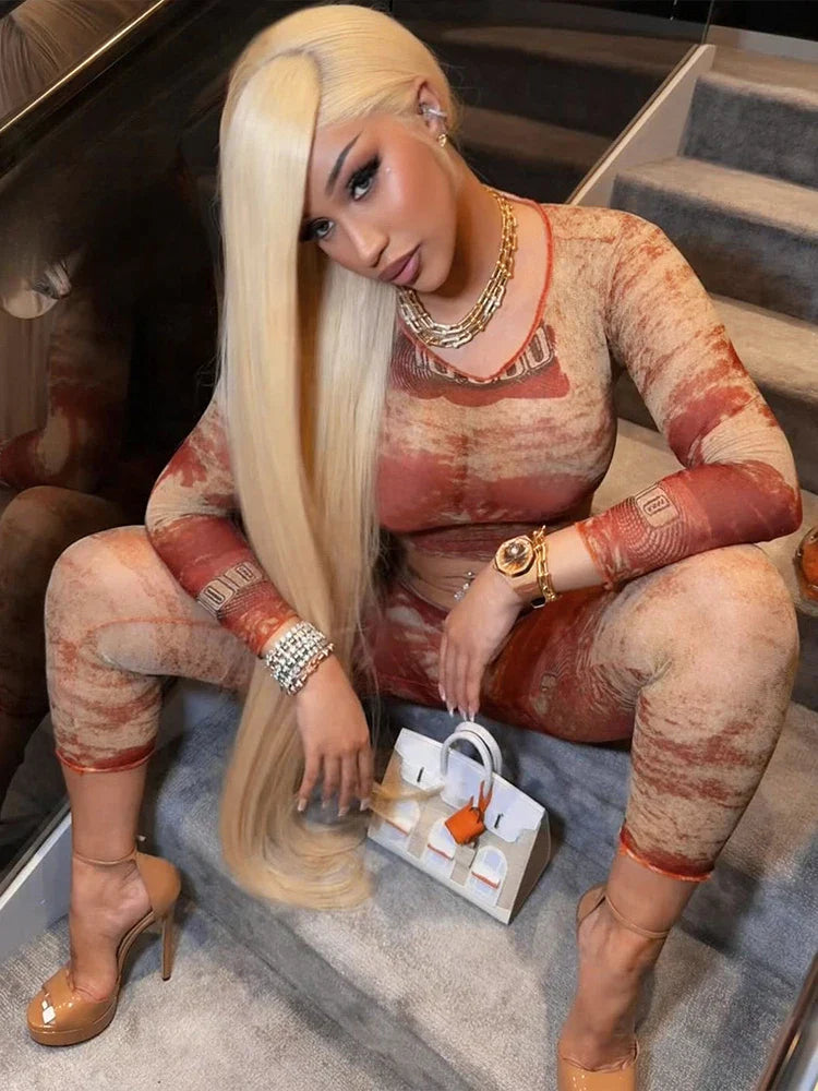 Shanice Mesh Leggings Set