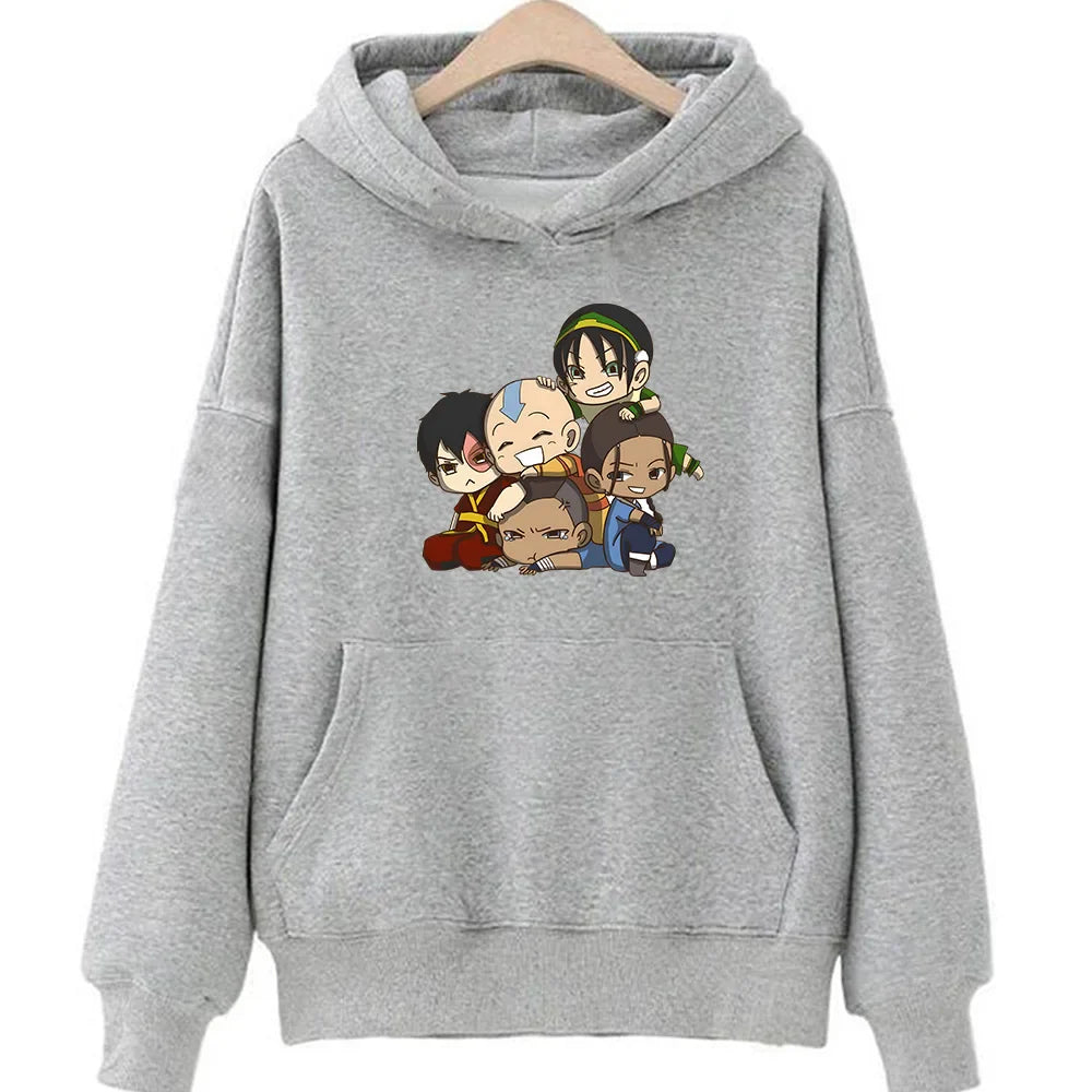 Avatar The Last Airbender Hoodie for Autumn/Winter Fleece Soft Sweatshirt Manga