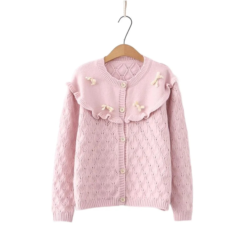 2023 Autumn Women's Floral Embroidered Cardigan: V-Neck Chic Sweater