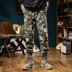 Men Fashion Oversized Camouflage Cargo Pants Outdoor Army Pants