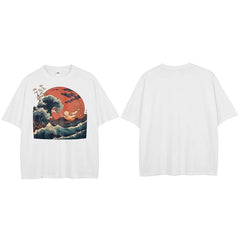 Level Up Your Fashion Game with Our Stylish Harajuku Streetwear Cotton T-Shirt