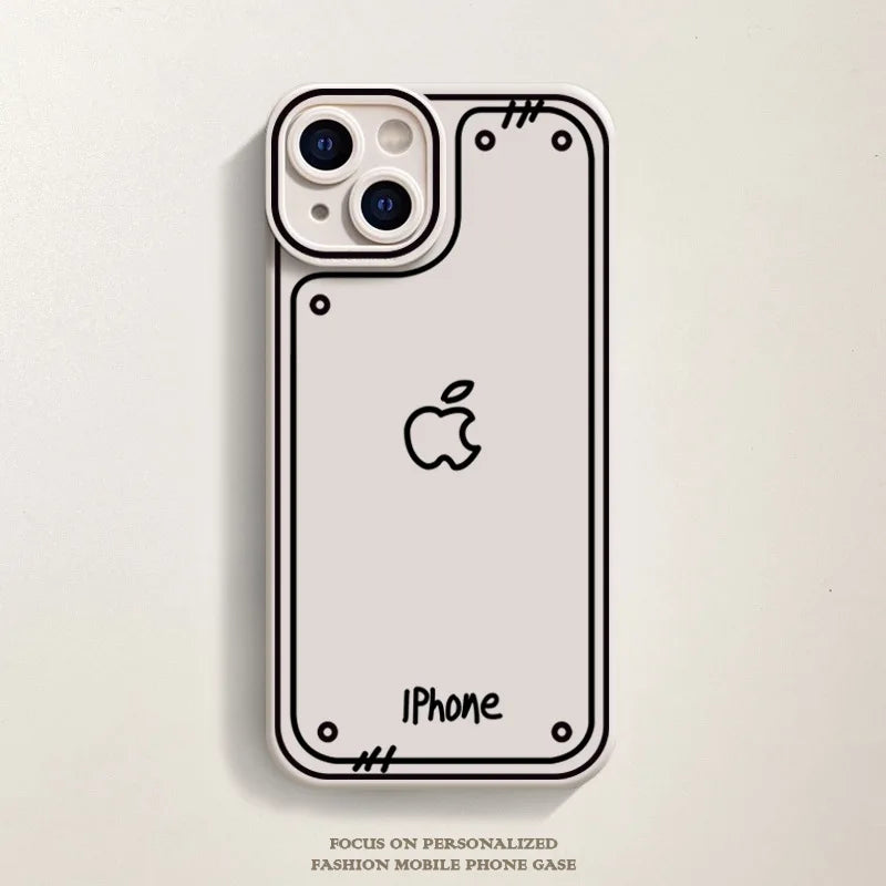 Light BlueFashionable, Minimalist, Creative, and High-end Phone Case Suitable