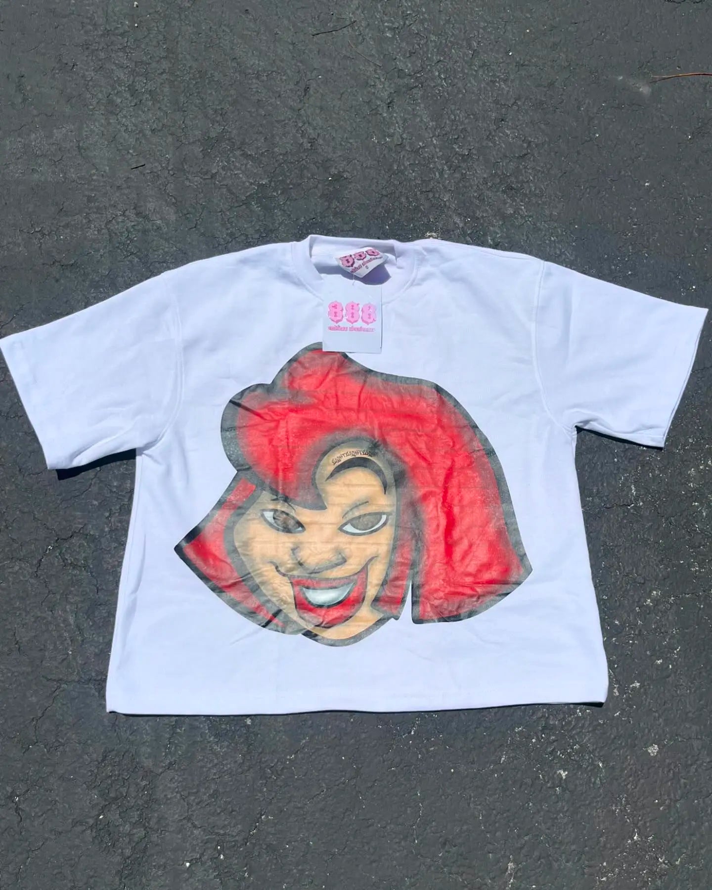 Y2K Gothic Punk Cartoon T-Shirt Oversized Harajuku Top for Men's
