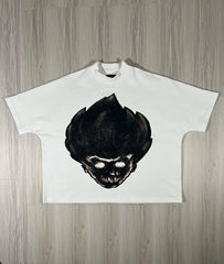 Y2K Oversized Cartoon Graphic Tee Retro Hip Hop Men