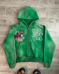 Y2K Goth Vibes: American High Street Vintage Hoodie for Men