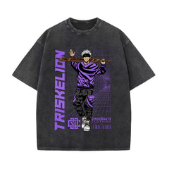 Satoru Gojo Washed T-Shirt Jujutsu Kaisen