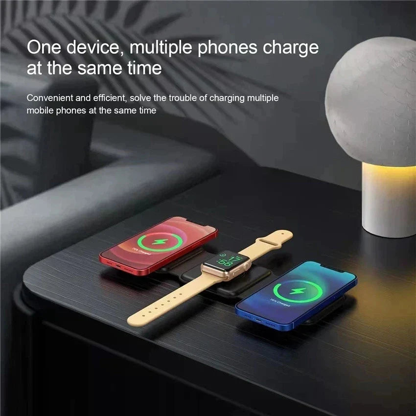 TripleChargerâ„?| 3 in 1 Magnetic Wireless Charger Pad