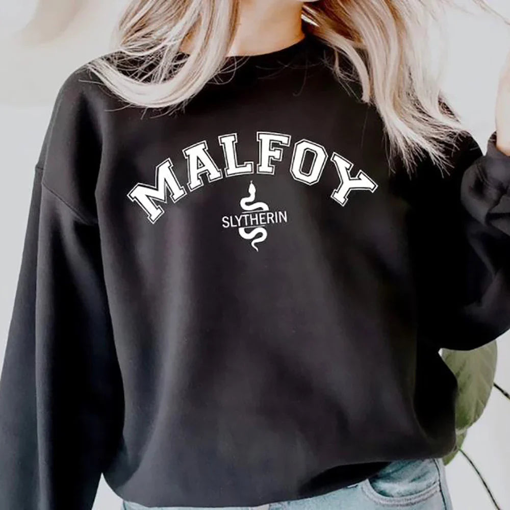 Malfoy Sweatshirt Sweatshirts Crewneck for Women