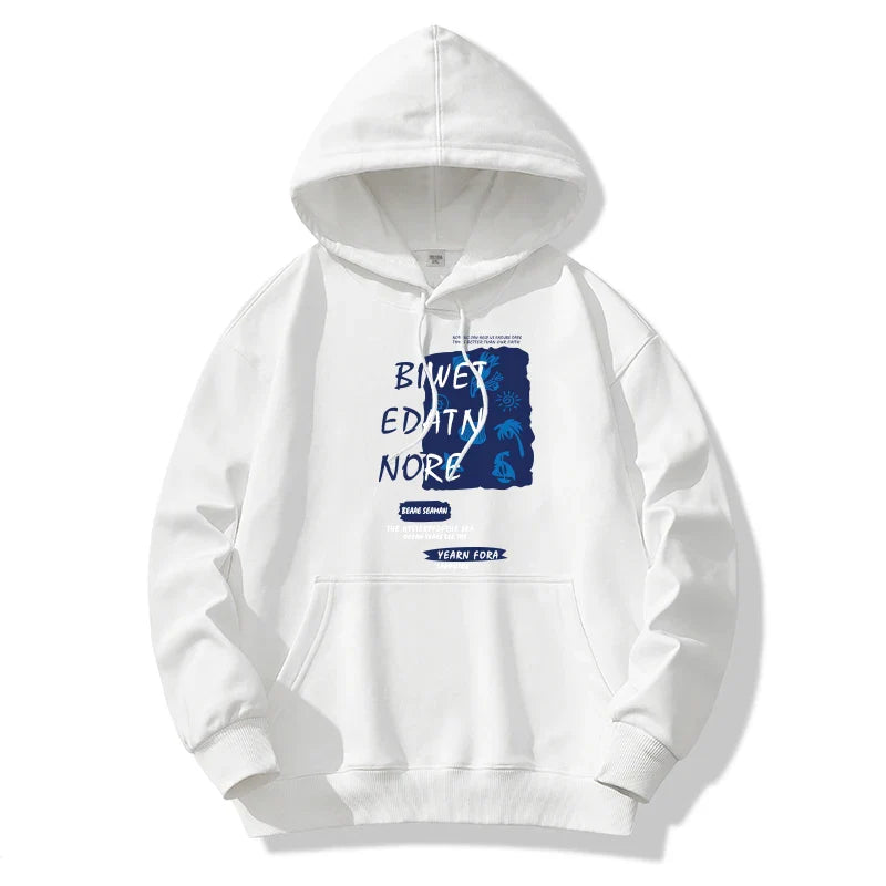 Sweatshirts Men Graphic Hoodies Casual Pullovers Harajuku Top New 2024 Oversized Autumn