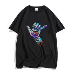 SantaCruz Strange Graphic 100% Cotton Shirts Prevalent Y2k