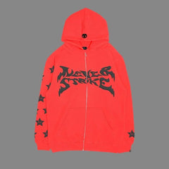 Men Letter Print High Street  Hoodies