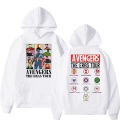 Avengers World Hero Graphic Hoodie Y2K Fashion Pullovers
