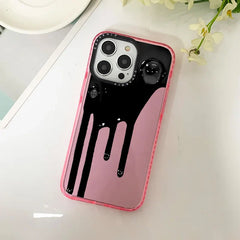 Ink Art Black Dripping Phone Case For Iphone
