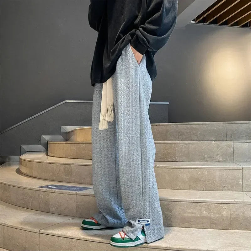 Men's Sweatpants Loose Trousers with Classic Style and Vintage