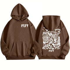 1989 Hoodie Taylor Album Hoodie Pullover Tops Streetwear