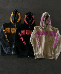 Men Zipper Casual Hoodies Thick