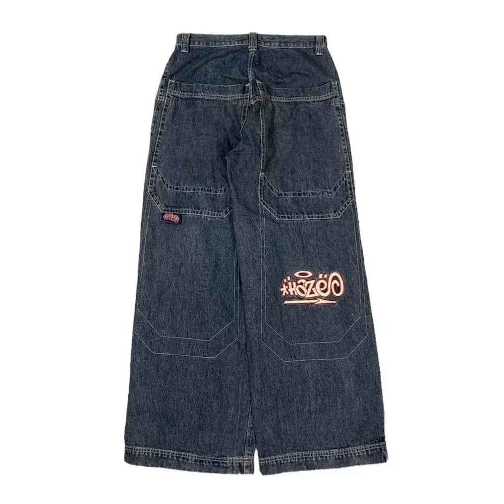 Y2k New Retro Street Clothing Harajuku Hip Hop Jeans Gothic Punk Fashion
