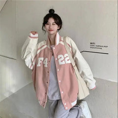 Y2K Baseball Jacket Harajuku Streetwear for Women
