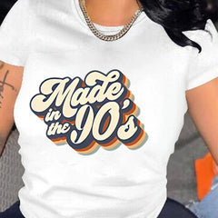 Made In The 90s Cotton Graphic TShirts for Women