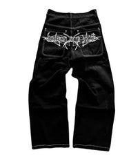 Y2k Men High Waist American Street Wide Leg Hip Hop Fashion