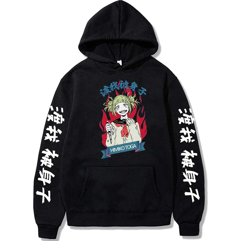 Boku No Hero Himiko Toga Printed Hoodie