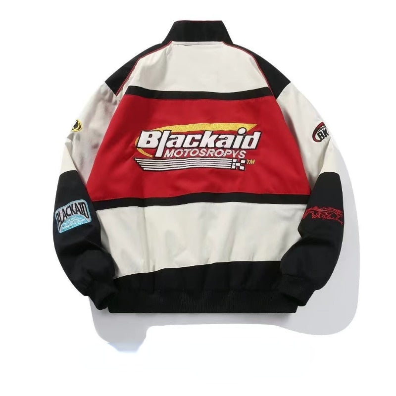 Clothing jacket American retro  loose men baseball clothing street racing