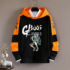 Spring Autumn Long Sleeve Hooded Sweatshirts Casual Hoodies Hip Hop Streetwear