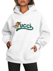 Cotton Hoodie, Personalized Printed Pattern Casual Outdoor Top Sweatshirt