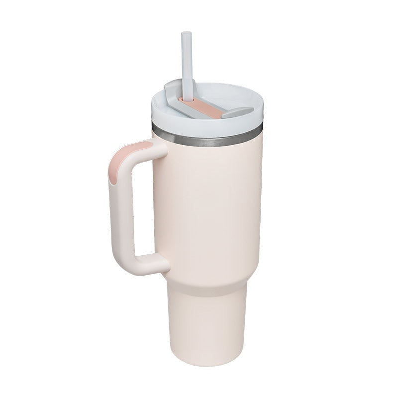 Stainless Steel Mug Coffee Cup Thermal  Mugs Thermos Tumbler with Handle