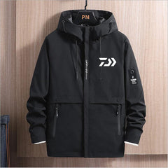 Spring Autumn  Fishing   Jacket Hooded Windbreaker Senior Cycling Leisure Sportswear Top