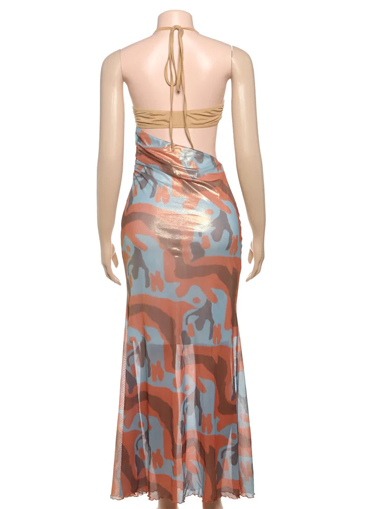 Starfish Knot Maxi Dress