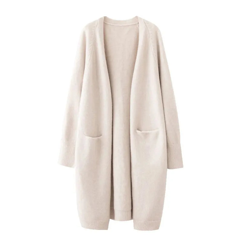 Cozy up in Style: Women's Thick Warm Sweater Cardigan with Pockets